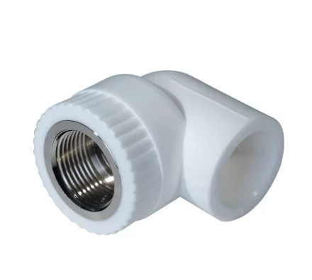 Уголок комб. PP-R ВР 20мм х 1/2 белый (50/150) 45378 купить в Сургуте