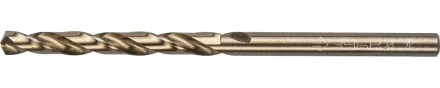 Сверло ЗУБР &quot;ЭКСПЕРТ&quot; КОБАЛЬТ по металлу, цилиндрический хвостовик, быстрорежущая сталь Р6М5К5, класс точн. А1, 4х75мм 4-29626-075-4 купить в Сургуте