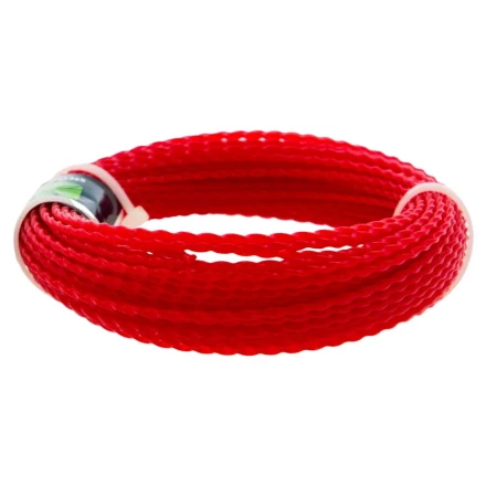 Леска для триммера овальная витая, 2.0 мм х 15 м, Россия Сибртех 961365 купить в Сургуте