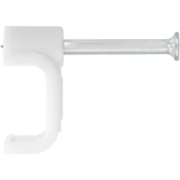 Скобы электроустановочные, 14 мм, прямоугольный профиль, 30 шт  СИБРТЕХ 47544