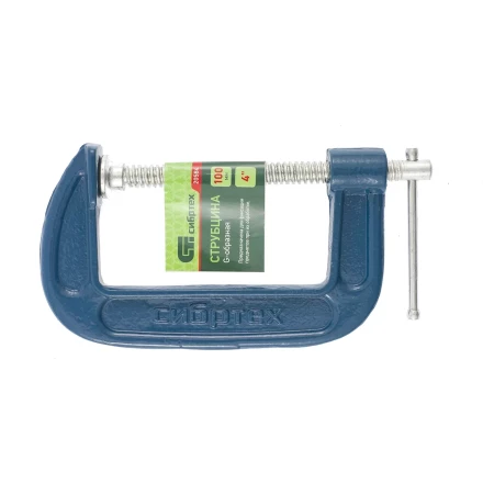 Струбцина G-образная,100 мм СИБРТЕХ 20584 купить в Сургуте