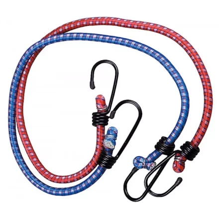 Шнур ЗУБР резиновый крепежный, со стальными крюками, 120см, 2шт 4-40507-120 купить в Сургуте