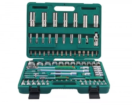 Набор головок торцевых 1/2&quot;DR 10-32мм 1/4&quot;DR 4-14мм 94предмета Jonnesway S04Н52494S 47400 купить в Сургуте