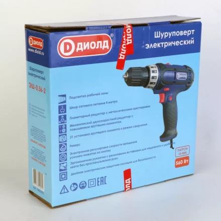 Электрический шуруповерт Диолд ЭШ-0,56-2 купить в Сургуте