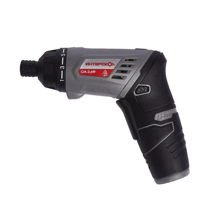 Отвертка-трансформер + фонарь ИНТЕРСКОЛ ОА-3,6Ф аккумуляторная (Li-ion, кейс) купить в Сургуте