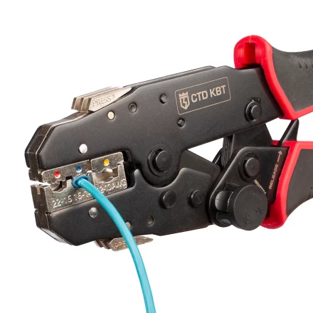 Пресс-клещи КВТ CTD+5 с механизмом быстрой смены матриц: комплект из 5 шт. для опрессовки (набор) (101859) купить в Сургуте