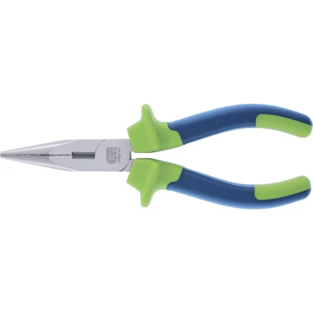 Длинногубцы прямые 200 мм двухкомпонентные рукоятки СИБРТЕХ 17106 купить в Сургуте