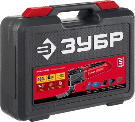 ЗУБР OIS, 400 Вт, реноватор, кейс, набор насадок (МФИ-400 КН) купить в Сургуте