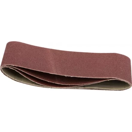 Лента STAYER &quot;MASTER&quot; шлифовальная универсальная бесконечная на тканевой основе, для ЛШМ, P80, 100х610мм, 3шт 35443-080 купить в Сургуте