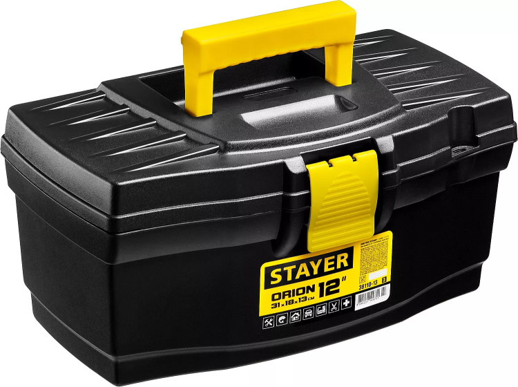 Ящик для инструмента "TOPLine" пластиковый, 12", STAYER 38110-13_z02 купить в Сургуте