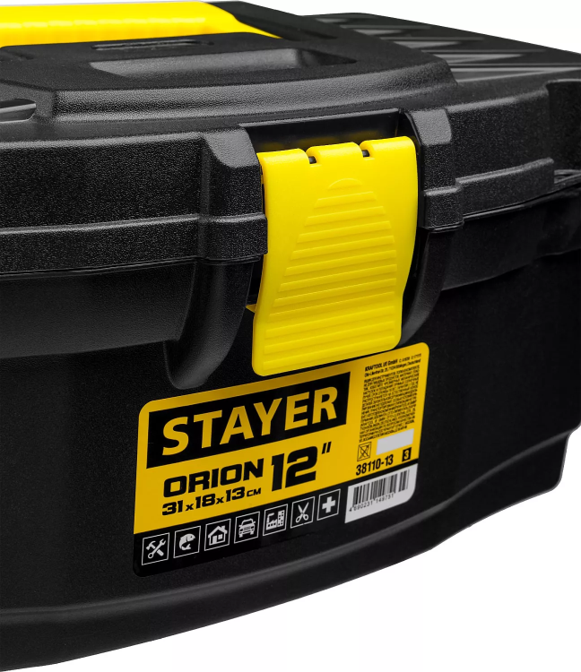 Ящик для инструмента "TOPLine" пластиковый, 12", STAYER 38110-13_z02 купить в Сургуте