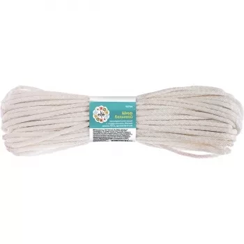 Шнур бельевой полипропиленовый с сердечником  D-3 мм L-15 м белыйELFE 93705 купить в Сургуте