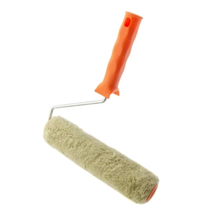 Валик &quot;Фасадные работы&quot;, 250 мм, ворс 18 мм, D 36 мм, D ручки - 6 мм, полиакрил, полиэстер Сибртех 80225 купить в Сургуте