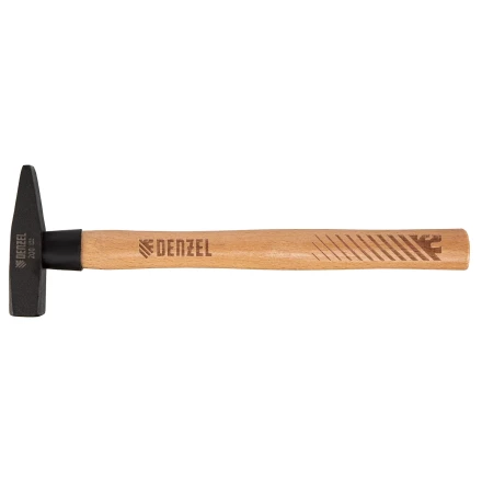 Молоток слесарный, 200 г Denzel, кованый квадратный боек, буковая рукоятка, 10426 купить в Сургуте