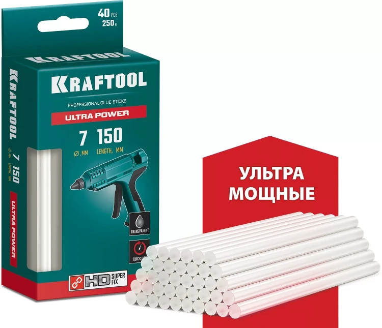 Стержни клеевые 06837-40 купить в Сургуте