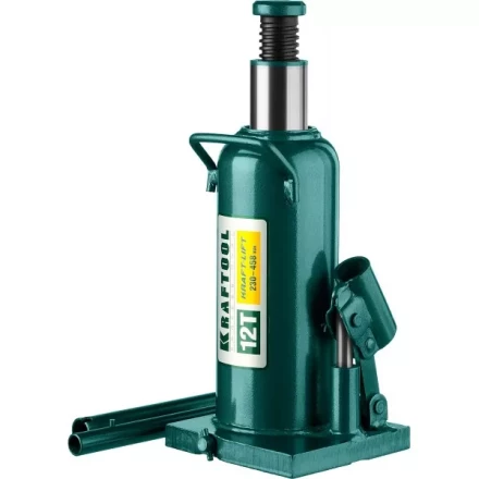 Домкрат гидравлический бутылочный &quot;Kraft-Lift&quot;, сварной, 12т, 230-458мм, KRAFTOOL 43462-12 43462-12_z01 купить в Сургуте