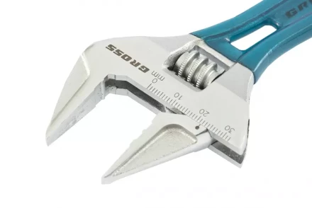 Ключ разводной, 250 мм,CrV, укороченная ручка  GROSS 15566 купить в Сургуте