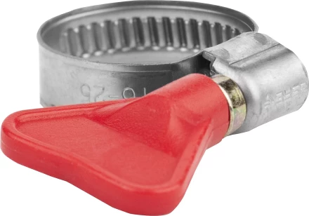 Хомуты ЗУБР &quot;ЭКСПЕРТ&quot; &quot;Бабочка&quot;, нерж. сталь, накатная лента 9 мм, 20-32 мм, 100 шт 37835-20-32-100 купить в Сургуте