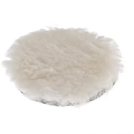 Насадка полировальная &quot;под липучку&quot; 125 мм натуральная шерсть MATRIX 75952 купить в Сургуте