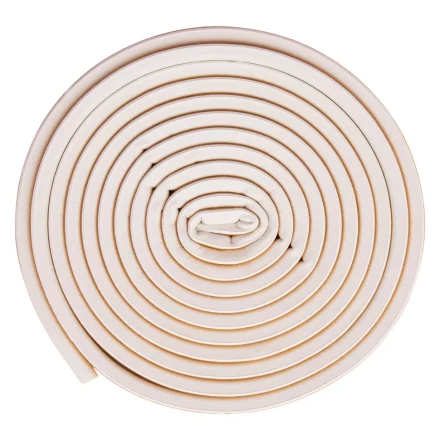 Уплотнитель резиновый, 24 м, профиль &quot;D&quot;, белый Сибртех 88903 купить в Сургуте