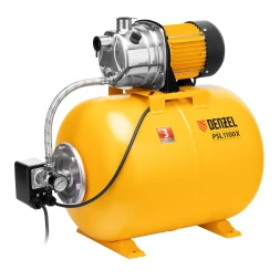 Насосная станция Denzel 97311, PSL1100X, 1100 Вт, 3600 л/ч, ресивер 50 л, подъем 45 м, нержавейка