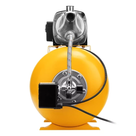 Насосная станция Denzel 97311, PSL1100X, 1100 Вт, 3600 л/ч, ресивер 50 л, подъем 45 м, нержавейка купить в Сургуте