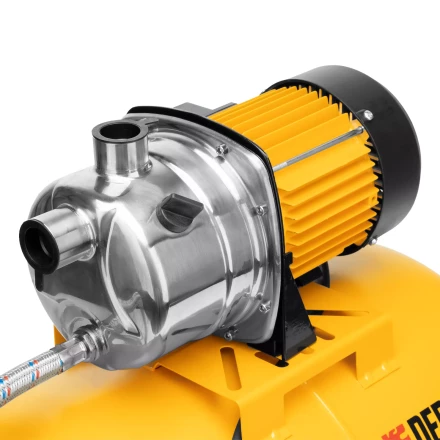 Насосная станция Denzel 97311, PSL1100X, 1100 Вт, 3600 л/ч, ресивер 50 л, подъем 45 м, нержавейка купить в Сургуте