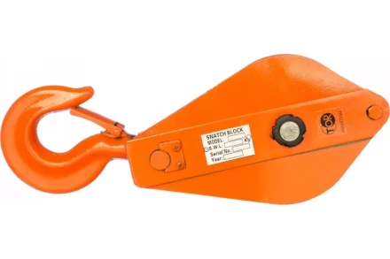 Блок монтажный однорольный с  крюком TOR HQG(L) K1-5,0 т с откидной щекой (S) 1048601 купить в Сургуте