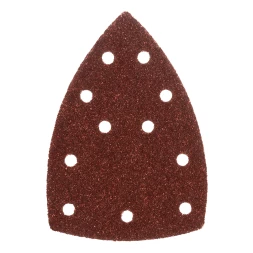 Треугольник абразивный на ворc. подложке под &quot;липучку&quot;, перф., P 40, 150х150х100 мм, 5 шт. Denzel 738577