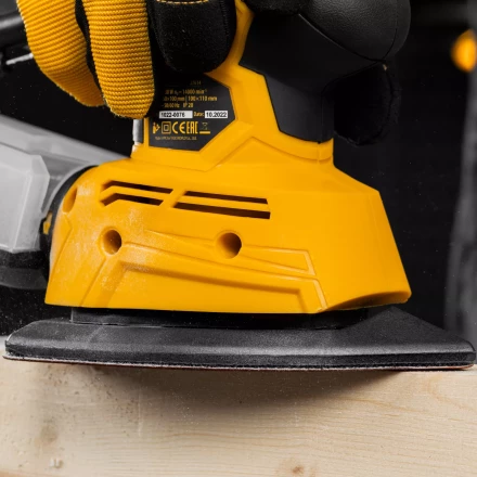 Треугольник абразивный на ворc. подложке под &quot;липучку&quot;, перф., P 40, 150х150х100 мм, 5 шт. Denzel 738577 купить в Сургуте