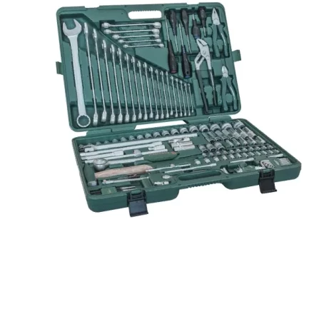 Набор головок торцевых универсальный 1/2&quot;DR 8-32мм  1/4&quot;DR 4-13мм  ключи комбинированные 6-32мм отвертки  128 предметов S04Н524128S  Jonnesway 48372 купить в Сургуте