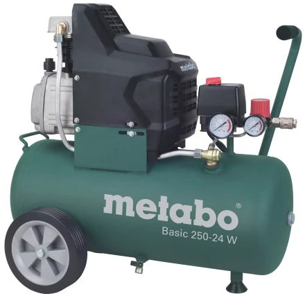 Компрессор масляный поршневой прямой привод Metabo Basic 250-24 W купить в Сургуте
