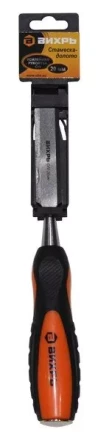 Стамеска-долото 20мм двухкомпонентная усиленная рукоятка CrV Вихрь купить в Сургуте