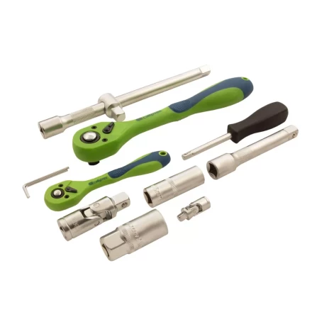 Набор инструментов 108 предметов, CrV, 1/2&quot;, 1/4&quot; Сибртех 13511 купить в Сургуте