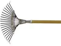 Грабли веерные 20 зубьев с черенком оксидированные плоский зуб  СИБРТЕХ Россия 61779 купить в Сургуте