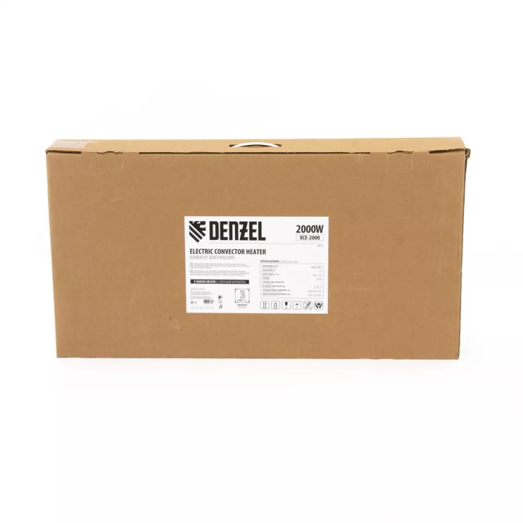 Конвектор электрический XCE-2000, 230 В, 2000 Вт, X-образный нагреватель Denzel 98117 купить в Сургуте