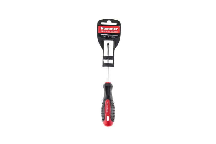 Отвертка HAMMER 601-018 SL-3x75мм купить в Сургуте
