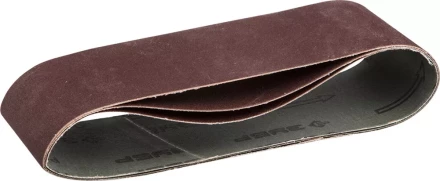 Лента шлифовальная бесконечная ЗУБР &quot;МАСТЕР&quot; на тканевой основе, для ЛШМ, P320, 75х457мм, 3шт 35541-320 купить в Сургуте