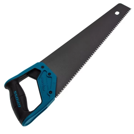 Ножовка по дереву &quot;PIRANHA&quot;, 400 мм, 7 TPI, 3D-зуб, тефлоновое покрытие полотна, двухкомпонентная рукоятка Gross 24113 купить в Сургуте