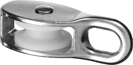 Блок ЗУБР &quot;МАСТЕР&quot; одинарный, оцинкованный, нейлоновый шкив, 16x65мм, 1 шт 4-304585-65 купить в Сургуте