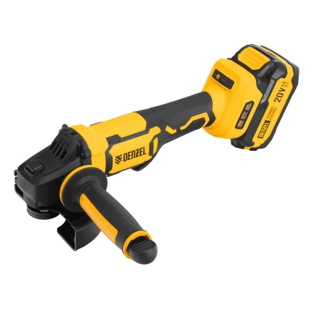 Машина шлифовальная угловая аккумуляторная бесщет. AGH-BL-20-125, Li-Ion, 20 В// Denzel 27010 купить в Сургуте