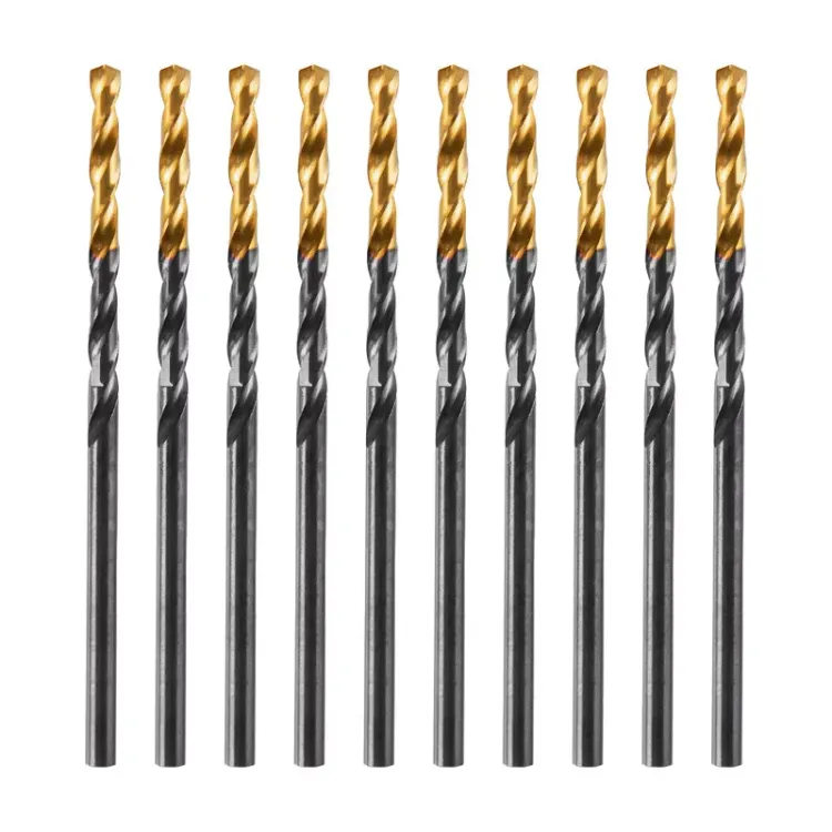 Сверло по металлу, 2,5 мм, HSS-Tin, Golden Tip, 10 шт. Denzel 717204 купить в Сургуте