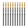 Сверло по металлу, 2,5 мм, HSS-Tin, Golden Tip, 10 шт. Denzel 717204 купить в Сургуте