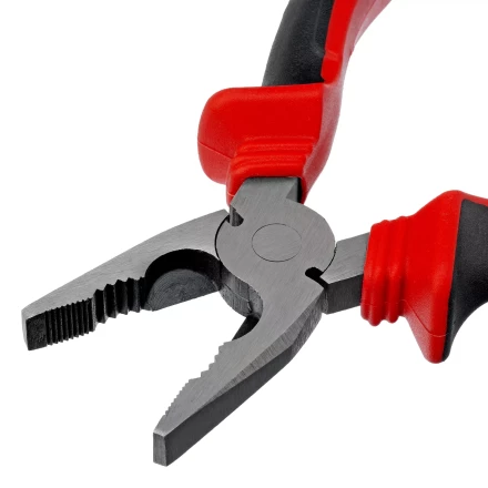 Плоскогубцы комбинированные Matrix, 180 мм, хром-ванадий, двухкомпонентные рукоятки, 17091 купить в Сургуте