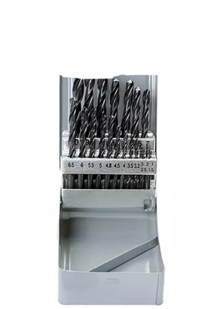 Набор сверл по металлу 1-10 мм (через 0,5 мм + 3,2 и 4,8 мм) HSS 21шт металлический бокс цилиндрический хвостовик SPARTA 723755 купить в Сургуте