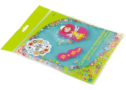 Салфетка из микрофибры для оптики стекол и зеркал коралловая 350х300 мм Elfe 92309 купить в Сургуте