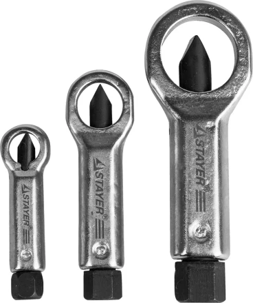 Набор STAYER Съемники стальные, для прикипевших гаек, 3шт 43213-H3 купить в Сургуте
