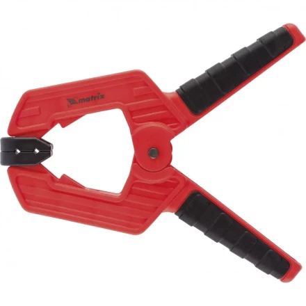 Струбцина клещеобразная 2 усиленная пластиковый корпус двухкомпонентные рукоятки 50 мм Matrix 20792 купить в Сургуте