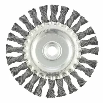 Щетка для УШМ 125 мм, М14, плоская, крученая  проволока 0,5 мм  MATRIX 74640 купить в Сургуте