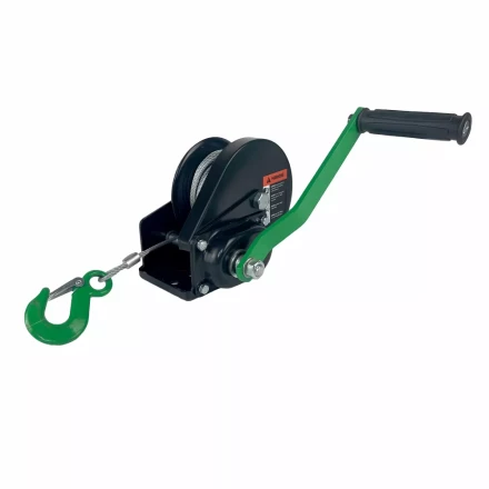 Лебедка ручная барабанная с тормозом HITCH HWB 500 500 кг канат 10 м (SZ073180) купить в Сургуте